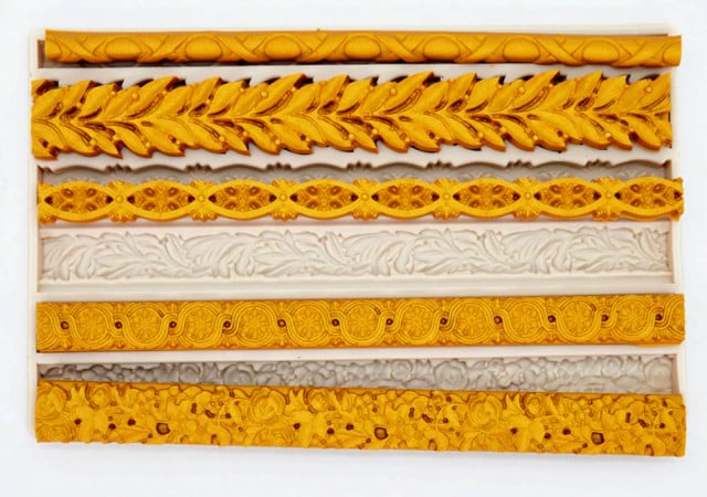 Elegante Grande Bordo Pizzo di 30 cm in silicone