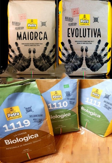 Farina BONSEMI' 3220 BRICK. Miscela di farine e semi 100%. Naturale libera da Additivi e Conservanti