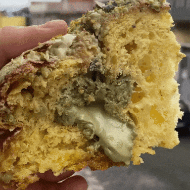 Cesto di Natale Sicilia – Cesta natalizia prodotti tipici siciliani – 1 Panettone Pistacchio+Crema+Paste