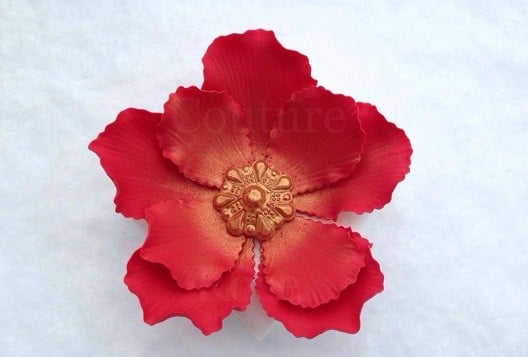 Gum Paste Rossa 300 gr. per Fiori. Decorina Vip