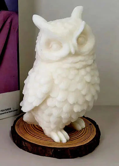 Gufo di 13.5 cm. Stampo in silicone anche per Candele