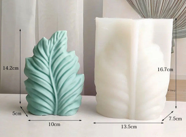 Grande Corallo Stilizzato Geometrico di 14.2 cm. Stampo Mare anche per Candele