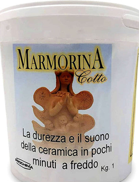 MARMORINA COTTO. Marmo in polvere da colata simil Ceramica