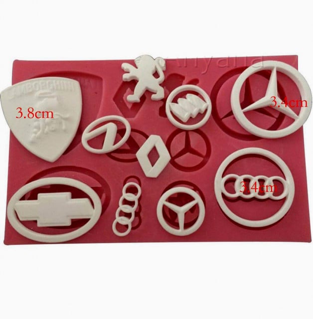 Mercedes Audi Lamborghini Renault Peugeut Chevrolet ecc. Logo Griffe Marchi Auto famosi