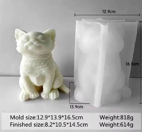 Stampo Gatto per Candele. WORLD PRODUCTS SHOP