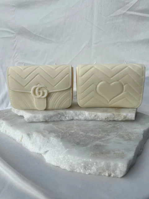 Stampo MEDIUM Borsetta GUCCI classica di 12 cm. Stampo in silicone anche per Candele