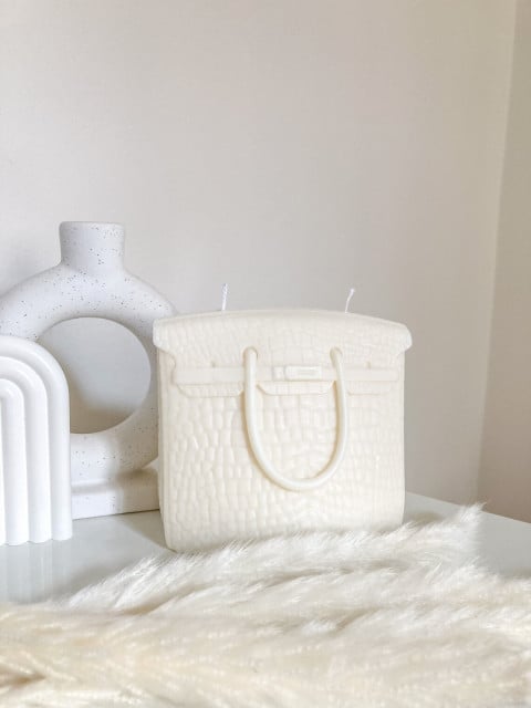 Stampo Large Borsetta Birkin Hermes Coccodrillo di 17 cm. Stampo in silicone anche per Candele