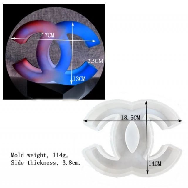 Logo Griffe in varie misure Stampo in silicone