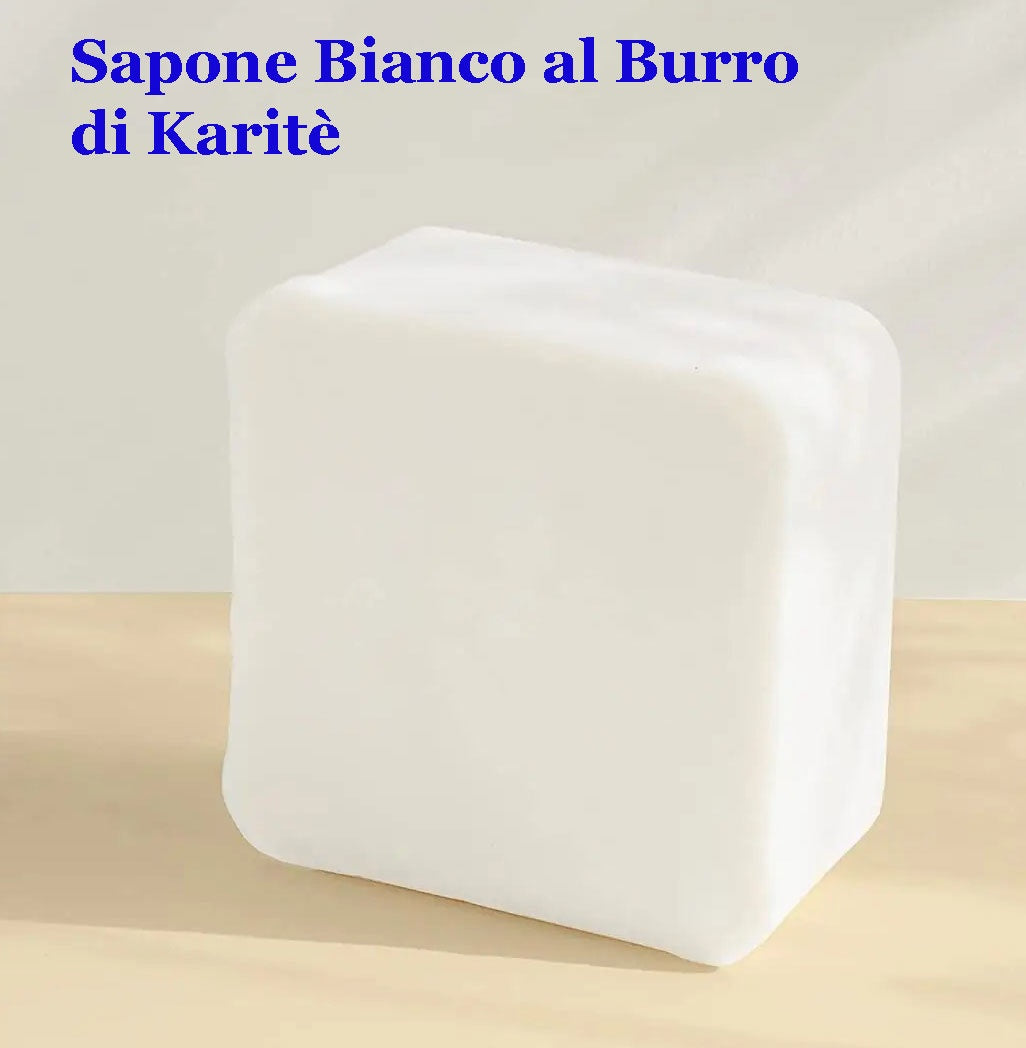 Burro di Karitè. Sapone Bianco da 1-3 e 6 Kg. Shea Butter. Base Melt and Pour