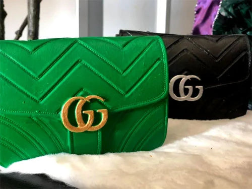 Stampo Mini Borsetta Gucci classica di 6 cm. Stampo in silicone anche per Candele