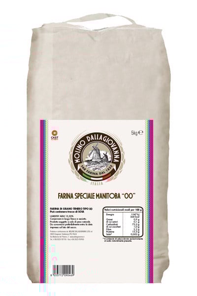 Manitoba. Tipo 00. Farina Forte. Dallagiovanna