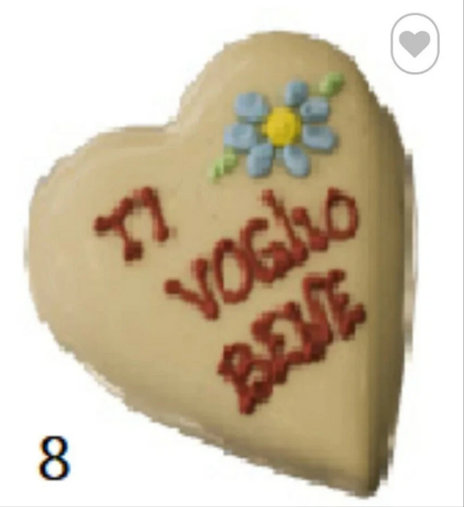 Cuore croccante dolce emozione.World products shop.