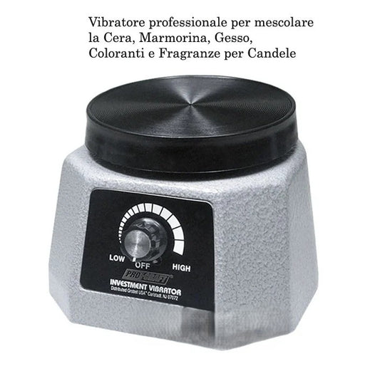 Vibratore professionale per mescolare la Cera, Marmorina, Gesso e Coloranti per Candele