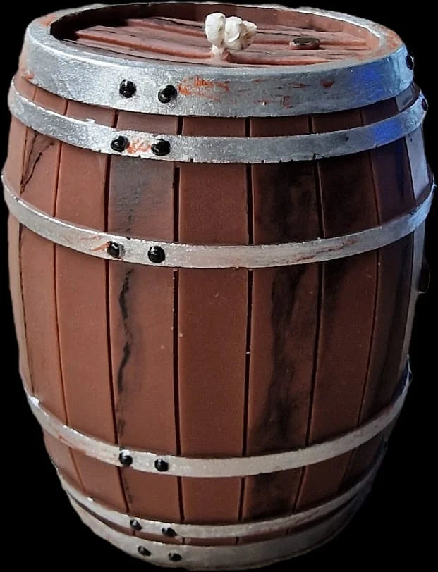 Botte di Legno 10 cm. Stampo in silicone anche per Candele