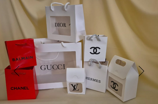 Shopper Scatolina Stickers e Sacchetti per Candele o Bomboniere. Da ordinare