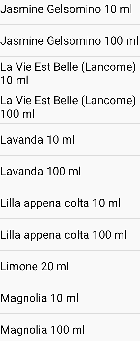 Fragranze per Candele 10 - 20 - 50 - 100 ml