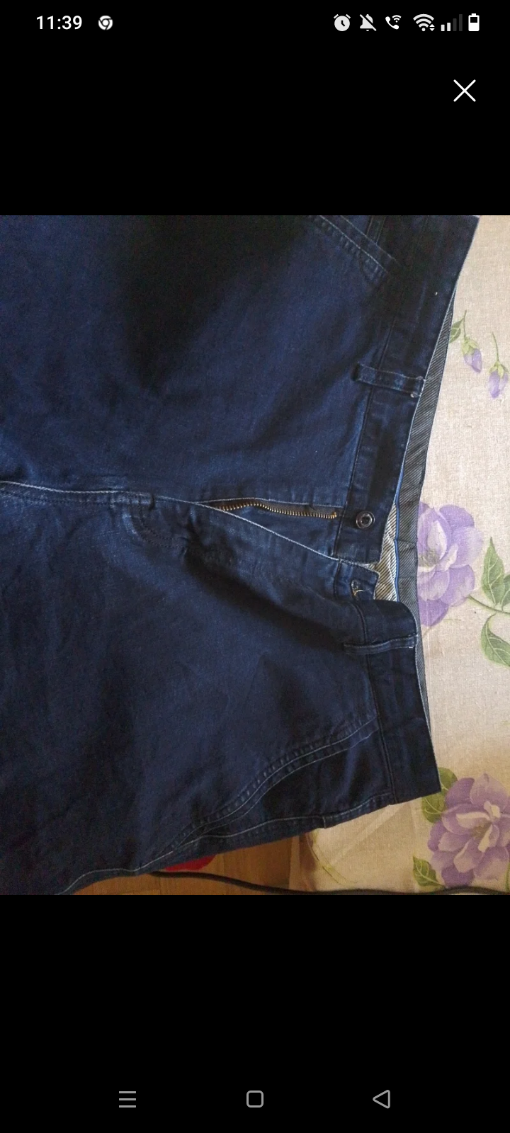 JEANS CASUAL REeX.       Blu scuro.Misura 52/L. Unisex.