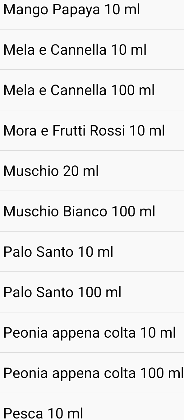 Fragranze per Candele 10 - 20 - 50 - 100 ml