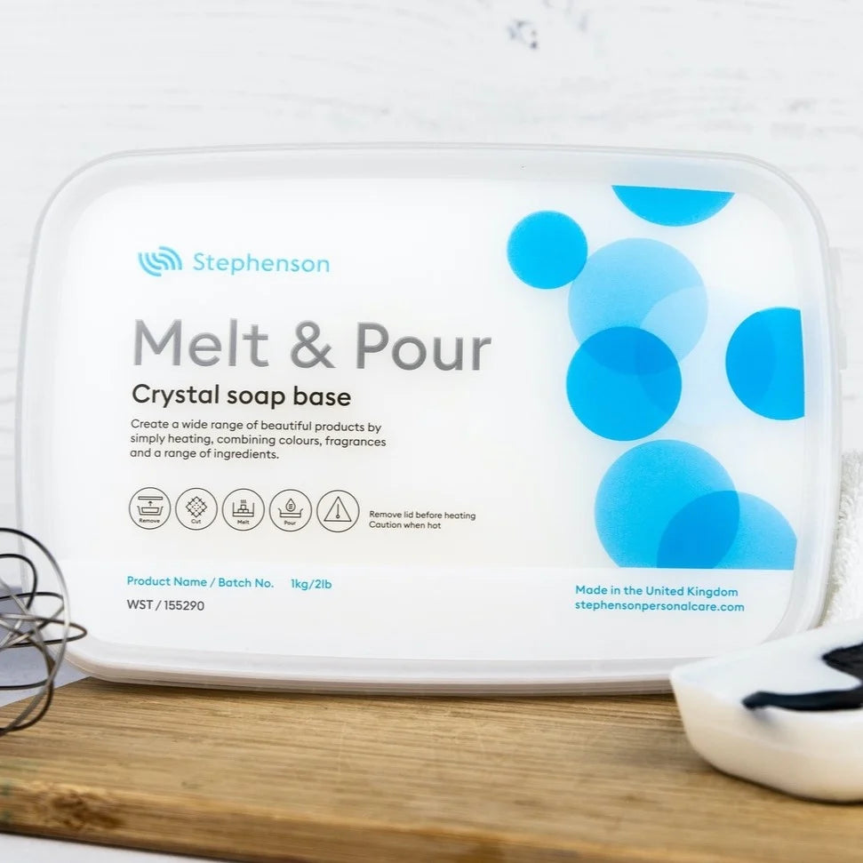 Sapone Bianco Glicerina. Base Melt and Pour Crystal WST