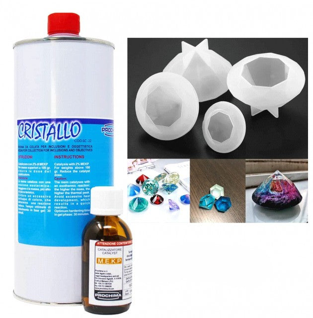 Effetto Cristallo. Resina da colata