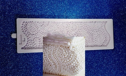 Grande Bordo di Perle Gigante 37 x 12 cm in silicone