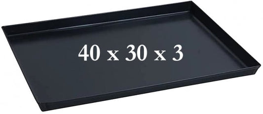 40 x 30 x 3. Teglia Rettangolare in ferro Blu