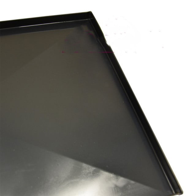 60 x 20 x 2 cm. Teglia in lamiera Ferro blu 8/10 artigianale per uso Alimentare