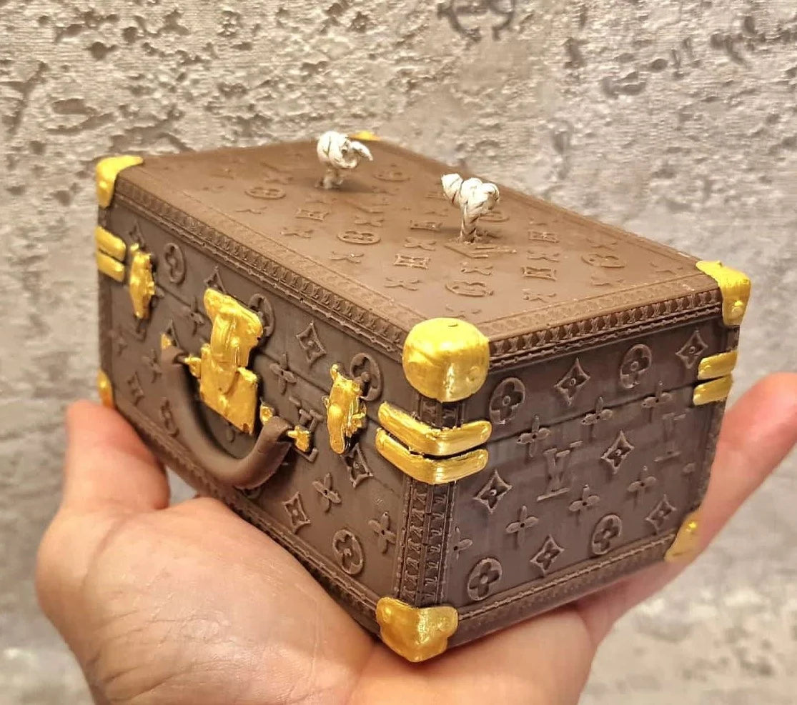 Valigia Logo Griffe. Stampo silicone anche per Candele