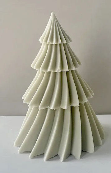 Grande Albero di Natale Pino di 16.3 cm. Stampo in silicone anche per Candele