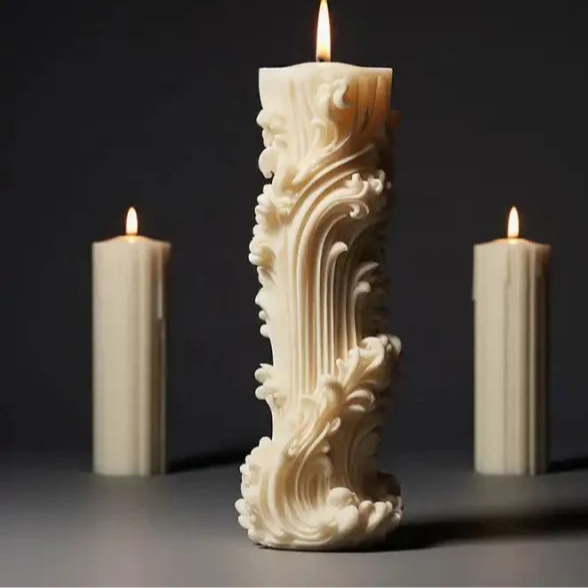 Nuova produzione!! Elegante stampo in silicone Candela di 11.2 cm. Lux 197