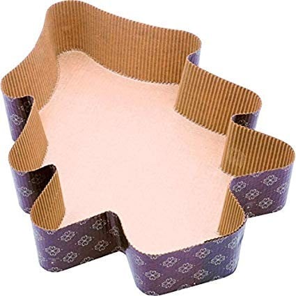 Stampo Albero di Natale. 900 gr. Monouso. Per Panettone e Dolci