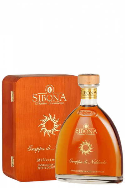 Grappa Di Nebbiolo Millesimata 2011 Sibona 70cl (Cassetta in Legno)