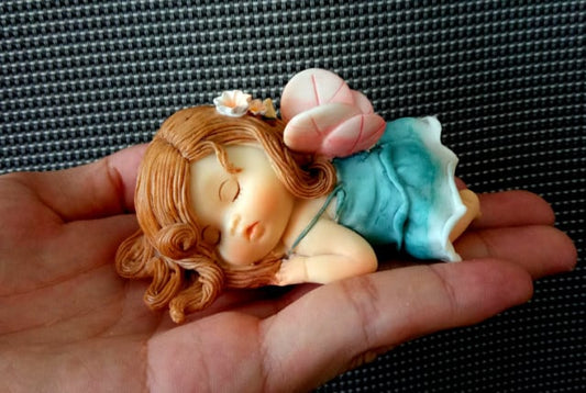 Bambina con le Ali. Alta definizione. Stampo in silicone