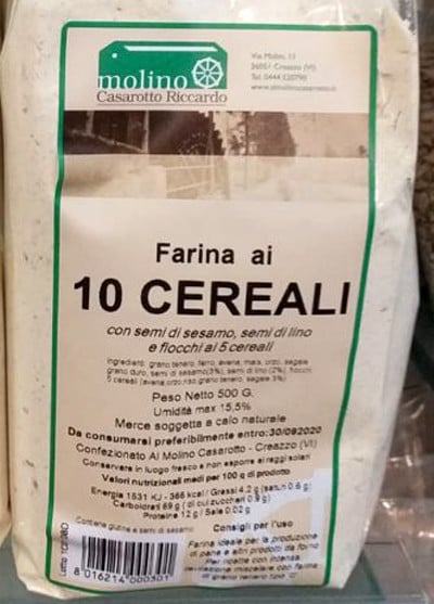 Farina ai 10 Cereali. 500 gr