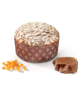 Panettone al Cioccolato e Arancia Senza Glutine e Lattosio - 500g