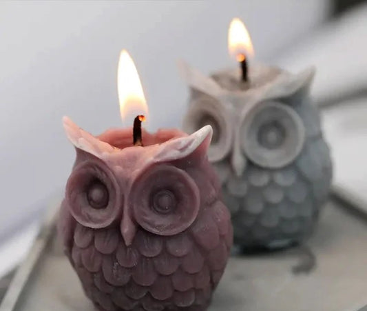 Gufo. Stampo di 4.8 cm. Stampo in silicone anche per Candele