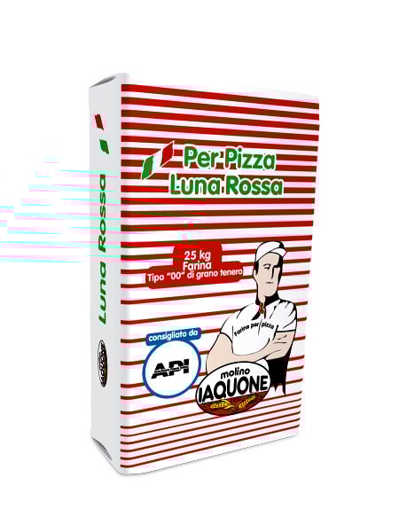 Luna Rossa. Per Pizza Tonda, Teglia e Pala. W 320-340. Lievitazione Lunga. Iaquone