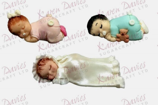 Neonato con Cuscino. Stampo in silicone.Karen Davies.