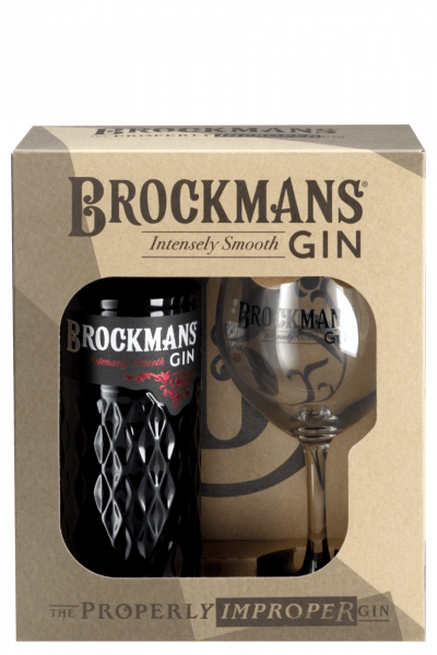Gin Brockmans 70cl (Confezione Con Bicchiere)