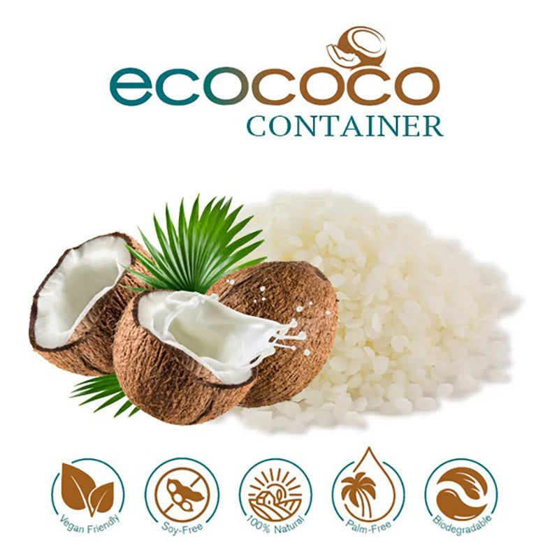EcoCoco per Contenitori Cera di Cocco per Candele. WORLD PRODUCTS SHOP.