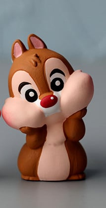 Scoiattolo inclinato a Sx. Stampo in silicone anche per Candele