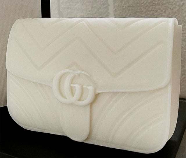 Stampo LARGE Borsetta Gucci classica di 14 cm. Stampo in silicone anche per Candele