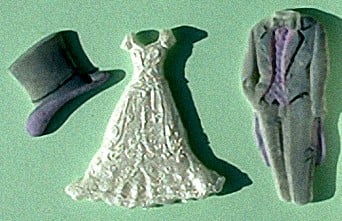 Matrimonio e Sposi. Stampo in silicone