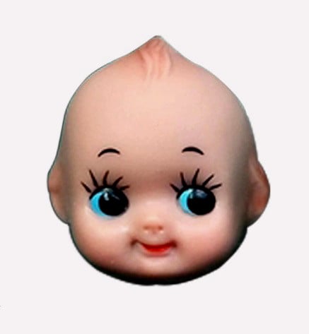 Viso Baby. Stampo in silicone