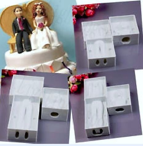 Figura di Uomo Donna e Bambino completi in 3/D. Set di 18 stampi in plastica