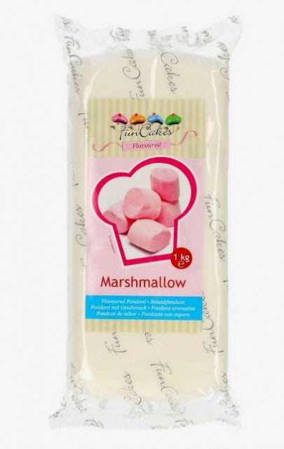 1 kg. Aromatizzata Marshmallow. Pasta di zucchero Bianca FunCakes