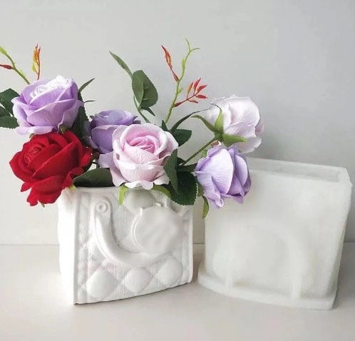 Borsa Dior Griffe. Stampo Borsetta in silicone anche per Candele