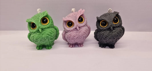 Gufetto. Candela naturale al 100% in molti colori. WORLD PRODUCTS SHOP