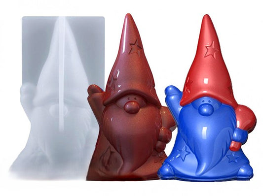 Grande Babbo Natale in 3/D. Stampo in silicone