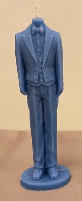 Abito da Sposo Uomo. Stampo in silicone anche per candele